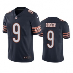 Men Chicago Bears 9 Jaquan Brisker Navy Vapor untouchable Limited Stitched Jersey