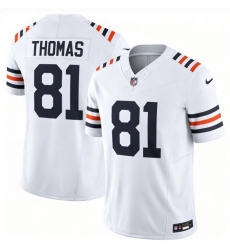 Men Chicago Bears Zavion Thomas #81 White F U S E 2026 Draft Stitched Football Jersey