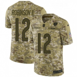 Mens Nike Chicago Bears 12 Allen Robinson Limited Camo 2018 Salute to Service NFL Jersey