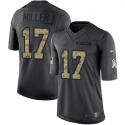 Mens Nike Chicago Bears 17 Anthony Miller Limited Black 2016 Salute to Service NFL Jersey