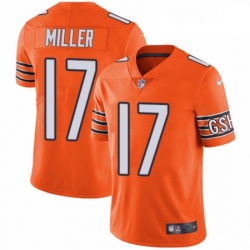 Mens Nike Chicago Bears 17 Anthony Miller Limited Orange Rush Vapor Untouchable NFL Jersey