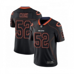 Mens Nike Chicago Bears 52 Khalil Mack Limited Lights Out Black Rush NFL Jersey