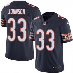 Nike Bears 33 Jaylon Johnson Navy Blue Team Color Men Stitched NFL Vapor Untouchable Limited Jersey