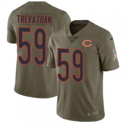 Nike Bears #59 Danny Trevathan Olive Mens Stitched NFL Limited 2017 Salute To Service Jersey