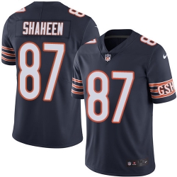 Nike Bears #87 Adam Shaheen Navy Blue Team Color Mens Stitched NFL Vapor Untouchable Limited Jersey