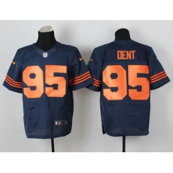 Nike Bears #95 Richard Dent Navy Blue Alternate Mens Stitched NFL Elite Jersey