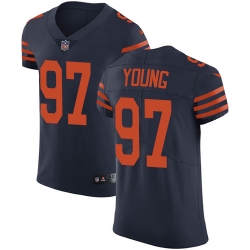 Nike Bears #97 Willie Young Navy Blue Alternate Mens Stitched NFL Vapor Untouchable Elite Jersey