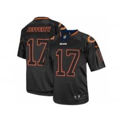 Nike Chicago Bears 17 Alshon Jeffery Black Limited Lights Out NFL Jersey