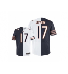 Nike Chicago Bears 17 Alshon Jeffery Blue-White Elite split NFL Jersey