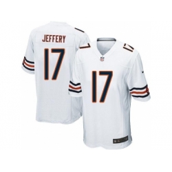 Nike Chicago Bears 17 Alshon Jeffery Game White NFL Jersey