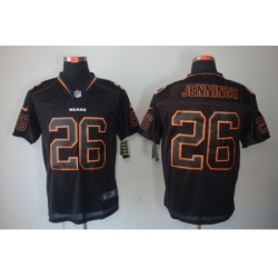 Nike Chicago Bears 26 Tim Jennings Black Elite Lights Out NFL Jersey