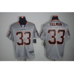 Nike Chicago Bears 33 Charles Tillman Grey Elite Lights Out NFL Jersey