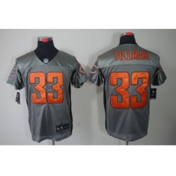 Nike Chicago Bears 33 Charles Tillman Grey Elite Shadow NFL Jersey