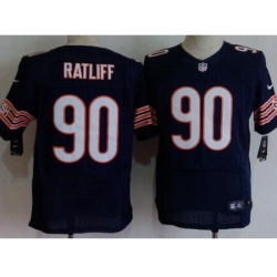 Nike Chicago Bears 90 Jeremiah Ratliff Blue Elite NFL Jersey