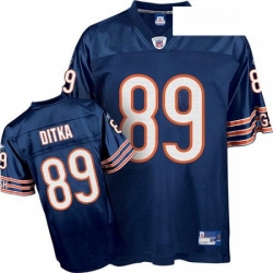 Reebok Chicago Bears 89 Mike Ditka Blue Team Color Premier EQT Throwback NFL Jersey