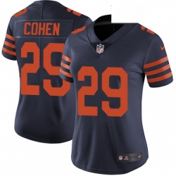 Womens Nike Chicago Bears 29 Tarik Cohen Navy Blue Alternate Vapor Untouchable Limited Player NFL Jersey