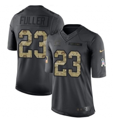 Nike Bears #23 Kyle Fuller Black Youth Stitched NFL Limited 2016 Salute to Service Jersey