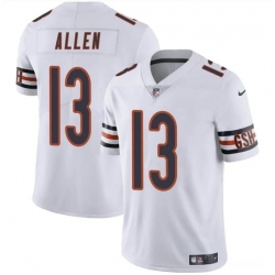 Youth Chicago Bears 13 Keenan Allen White Vapor Stitched Football Jersey