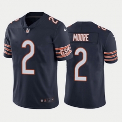 Youth Chicago Bears 2 D J  Moore Navy Vapor Untouchable Stitched Football Jersey