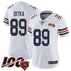 Youth Chicago Bears 89 Mike Ditka White 100th Season Limited Football Jersey