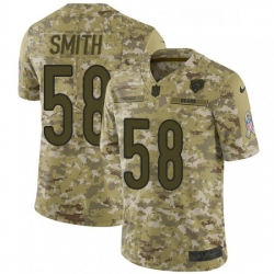 Youth Nike Chicago Bears 58 Roquan Smith Limited Camo 2018 Salute to Service NFL Jersey