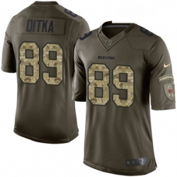 Youth Nike Chicago Bears 89 Mike Ditka Elite Green Salute to Service NFL Jersey