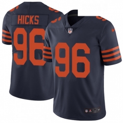 Youth Nike Chicago Bears 96 Akiem Hicks Elite Navy Blue Alternate NFL Jersey