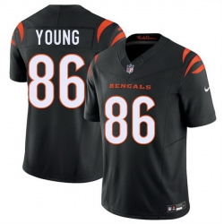 Men Cincinnati Bengals  86 Colbie Young Black 2026 Draft F U S E  Vapor Untouchable Limited Stitched Football Jersey