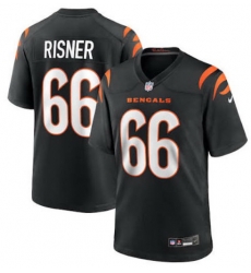 Men's Nike Dalton Risner Black Cincinnati Bengals Team Game Jersey Men's Nike Dalton Risner Black Cincinnati Bengals Team Game Jersey
