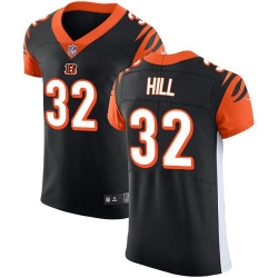 Nike Bengals #32 Jeremy Hill Black Team Color Mens Stitched NFL Vapor Untouchable Elite Jersey