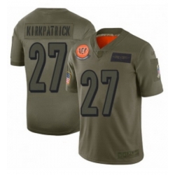 Womens Cincinnati Bengals 27 Dre Kirkpatrick Limited Camo 2019 Salute to Service Football Jersey