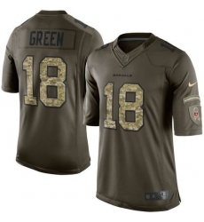 Nike Bengals #18 A J  Green Green Youth Stitched NFL Limited Salute to Service Jersey