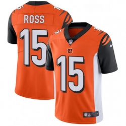 Youth Nike Cincinnati Bengals 15 John Ross Vapor Untouchable Limited Orange Alternate NFL Jersey