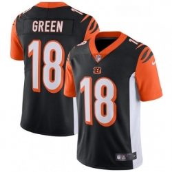 Youth Nike Cincinnati Bengals 18 AJ Green Elite Black Team Color NFL Jersey