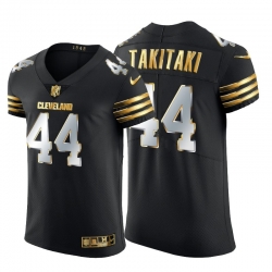 Cleveland Browns 44 Sione Takitaki Men Nike Black Edition Vapor Untouchable Elite NFL Jersey