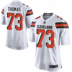 Mens Nike Cleveland Browns 73 Joe Thomas Game White NFL Jersey