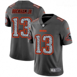 Nike Browns 13 Odell Beckham Jr  Gray Camo Vapor Untouchable Limited Jersey