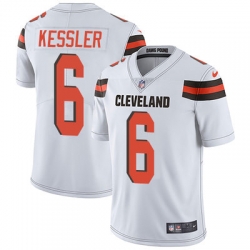 Nike Browns #6 Cody Kessler White Mens Stitched NFL Vapor Untouchable Limited Jersey