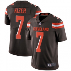 Nike Browns #7 DeShone Kizer Brown Team Color Mens Stitched NFL Vapor Untouchable Limited Jersey