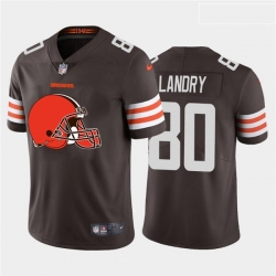 Nike Browns 80 Jarvis Landry Brown Team Big Logo Vapor Untouchable Limited Jersey