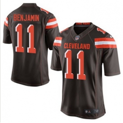 Nike Cleveland Browns #11 Travis Benjamin Brown Team Color Mens Stitched NFL New Elite Jersey