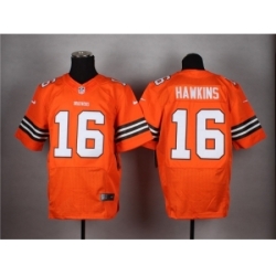 Nike Cleveland Browns 16 Josh Cribbs orange Elite NFL Jersey