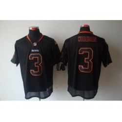 Nike Cleveland Browns 3 Brandon Weeden Black Elite Lights Out NFL Jersey