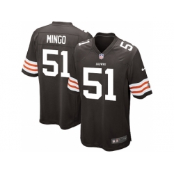 Nike Cleveland Browns 51 Barkevious Mingo brown Game NFL Jersey