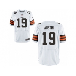 Nike cleveland browns 19 Miles Austin White Elite NFL Jersey