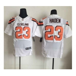 nike nfl jerseys cleveland browns 23 joe haden white[Elite][new style]