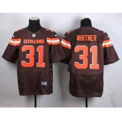 nike nfl jerseys cleveland browns 31 whitner brown[Elite][new style]