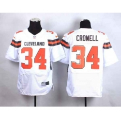 nike nfl jerseys cleveland browns 34 crowell white[Elite][new style]