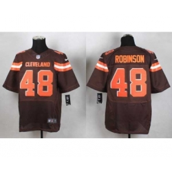 nike nfl jerseys cleveland browns 48 robinson brown[Elite][new style]