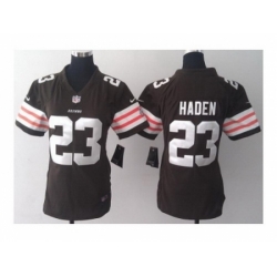 Nike Women Jerseys Cleveland Browns #23 Joe Haden brown